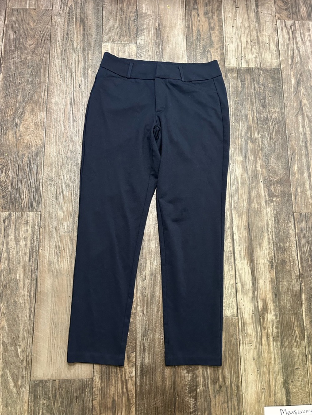 Michael Kors Classic Navy Straight-Leg Pull-On Pants